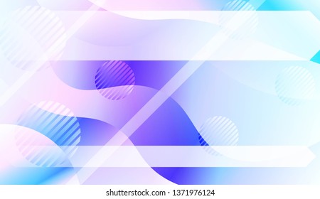 Futuristic Background With Color Gradient Geometric Shape for Your Design Landing Page, Ad, Banner, Cover Page. Vector Illustration with Color Gradient