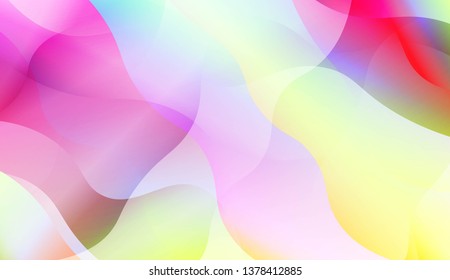 Futuristic Background With Color Gradient Geometric Shape. Abstract Blurred Gradient Background With Light. For Your Graphic Design, Banner Or Poster. Vector Illustration