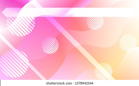Futuristic Background With Color Gradient Geometric Shape for Your Design Landing Page, Ad, Banner, Cover Page. Vector Illustration with Color Gradient