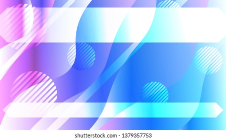 Futuristic Background With Color Gradient Geometric Shape for Your Design Landing Page, Ad, Banner, Cover Page. Vector Illustration with Color Gradient