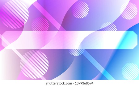Futuristic Background With Color Gradient Geometric Shape for Your Design Landing Page, Ad, Banner, Cover Page. Vector Illustration with Color Gradient