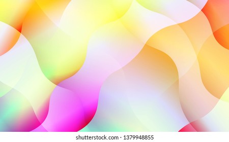 Futuristic Background With Color Gradient Geometric Shape. Abstract Blurred Gradient Background With Light. For Your Graphic Design, Banner Or Poster. Vector Illustration