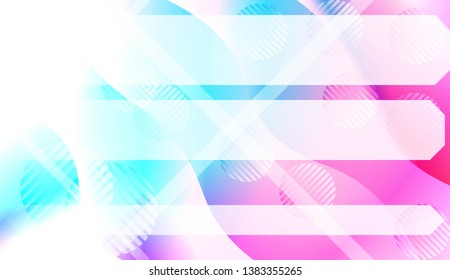 Futuristic Background With Color Gradient Geometric Shape for Your Design Landing Page, Ad, Banner, Cover Page. Vector Illustration with Color Gradient