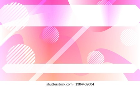 Futuristic Background With Color Gradient Geometric Shape for Your Design Landing Page, Ad, Banner, Cover Page. Vector Illustration with Color Gradient