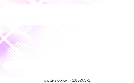 Futuristic Background With Color Gradient Geometric Shape for Your Design Landing Page, Ad, Banner, Cover Page. Vector Illustration with Color Gradient