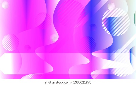 Futuristic Background With Color Gradient Geometric Shape for Your Design Landing Page, Ad, Banner, Cover Page. Vector Illustration with Color Gradient