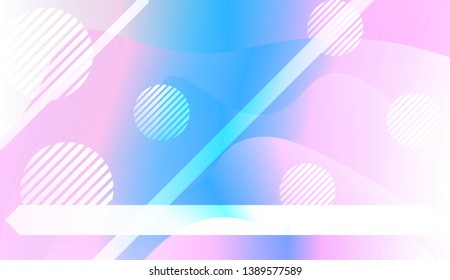 Futuristic Background With Color Gradient Geometric Shape for Your Design Landing Page, Ad, Banner, Cover Page. Vector Illustration with Color Gradient