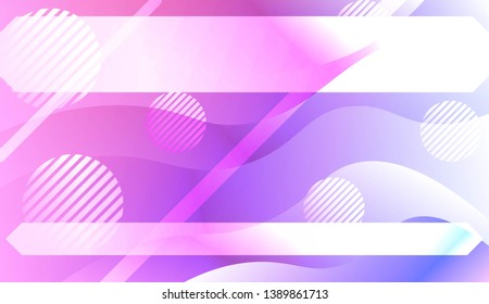 Futuristic Background With Color Gradient Geometric Shape for Your Design Landing Page, Ad, Banner, Cover Page. Vector Illustration with Color Gradient