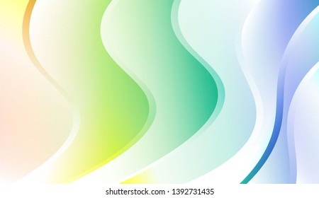 Futuristic Background With Color Gradient Geometric Shape. For Futuristic Ad, Booklets. Colorful Vector Illustration.