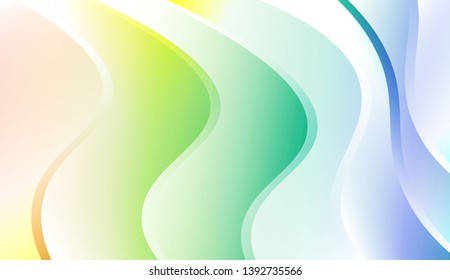 Futuristic Background With Color Gradient Geometric Shape. For Futuristic Ad, Booklets. Colorful Vector Illustration.