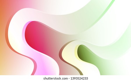 Futuristic Background With Color Gradient Geometric Shape. For Futuristic Ad, Booklets. Colorful Vector Illustration.