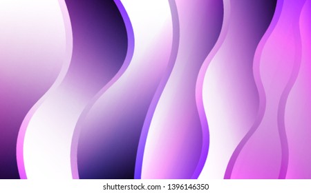Futuristic Background With Color Gradient Geometric Shape. For Futuristic Ad, Booklets. Colorful Vector Illustration.