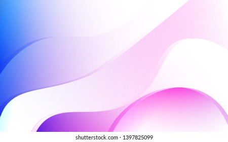 Futuristic Background With Color Gradient Geometric Shape. For Futuristic Ad, Booklets. Colorful Vector Illustration.
