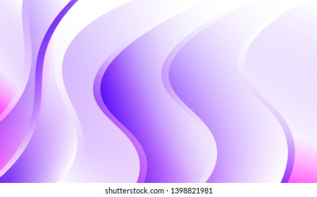 Futuristic Background With Color Gradient Geometric Shape. For Futuristic Ad, Booklets. Colorful Vector Illustration.
