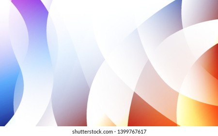 Futuristic Background With Color Gradient Geometric Shape. For Futuristic Ad, Booklets. Colorful Vector Illustration.