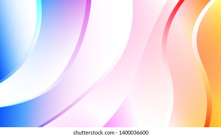 Futuristic Background With Color Gradient Geometric Shape. For Futuristic Ad, Booklets. Colorful Vector Illustration.
