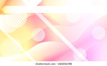 Futuristic Background With Color Gradient Geometric Shape for Your Design Landing Page, Ad, Banner, Cover Page. Vector Illustration with Color Gradient.