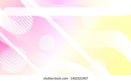 Futuristic Background With Color Gradient Geometric Shape for Your Design Landing Page, Ad, Banner, Cover Page. Vector Illustration with Color Gradient.