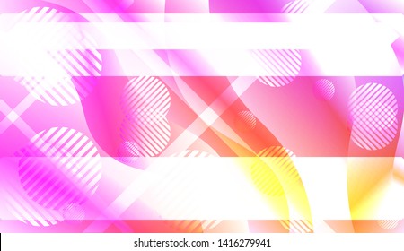 Futuristic Background With Color Gradient Geometric Shape for Your Design Landing Page, Ad, Banner, Cover Page. Vector Illustration with Color Gradient.