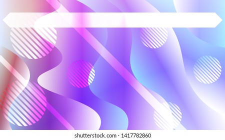 Futuristic Background With Color Gradient Geometric Shape for Your Design Landing Page, Ad, Banner, Cover Page. Vector Illustration with Color Gradient.