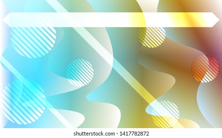 Futuristic Background With Color Gradient Geometric Shape for Your Design Landing Page, Ad, Banner, Cover Page. Vector Illustration with Color Gradient.