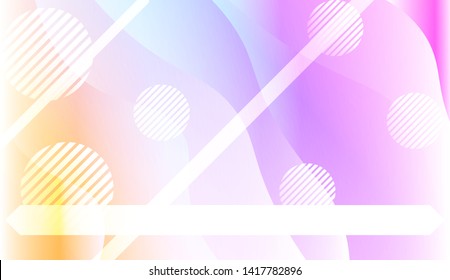 Futuristic Background With Color Gradient Geometric Shape for Your Design Landing Page, Ad, Banner, Cover Page. Vector Illustration with Color Gradient.