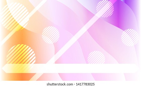 Futuristic Background With Color Gradient Geometric Shape for Your Design Landing Page, Ad, Banner, Cover Page. Vector Illustration with Color Gradient.