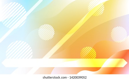 Futuristic Background With Color Gradient Geometric Shape for Your Design Landing Page, Ad, Banner, Cover Page. Vector Illustration with Color Gradient.