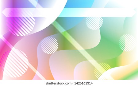 Futuristic Background With Color Gradient Geometric Shape for Your Design Landing Page, Ad, Banner, Cover Page. Vector Illustration with Color Gradient.