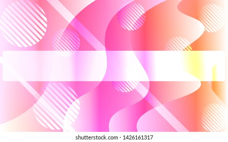 Futuristic Background With Color Gradient Geometric Shape for Your Design Landing Page, Ad, Banner, Cover Page. Vector Illustration with Color Gradient.
