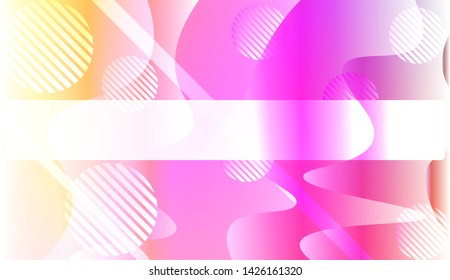 Futuristic Background With Color Gradient Geometric Shape for Your Design Landing Page, Ad, Banner, Cover Page. Vector Illustration with Color Gradient.
