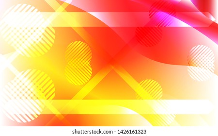 Futuristic Background With Color Gradient Geometric Shape for Your Design Landing Page, Ad, Banner, Cover Page. Vector Illustration with Color Gradient.