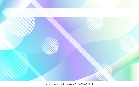 Futuristic Background With Color Gradient Geometric Shape for Your Design Landing Page, Ad, Banner, Cover Page. Vector Illustration with Color Gradient.