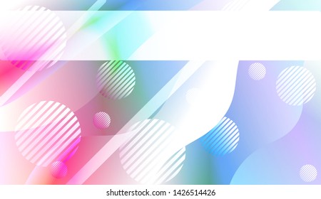 Futuristic Background With Color Gradient Geometric Shape for Your Design Landing Page, Ad, Banner, Cover Page. Vector Illustration with Color Gradient.