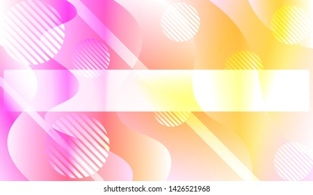 Futuristic Background With Color Gradient Geometric Shape for Your Design Landing Page, Ad, Banner, Cover Page. Vector Illustration with Color Gradient.