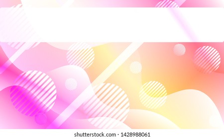 Futuristic Background With Color Gradient Geometric Shape for Your Design Landing Page, Ad, Banner, Cover Page. Vector Illustration with Color Gradient.