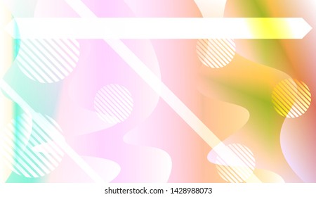 Futuristic Background With Color Gradient Geometric Shape for Your Design Landing Page, Ad, Banner, Cover Page. Vector Illustration with Color Gradient.