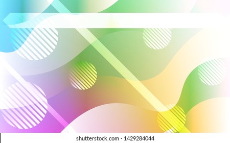 Futuristic Background With Color Gradient Geometric Shape for Your Design Landing Page, Ad, Banner, Cover Page. Vector Illustration with Color Gradient.