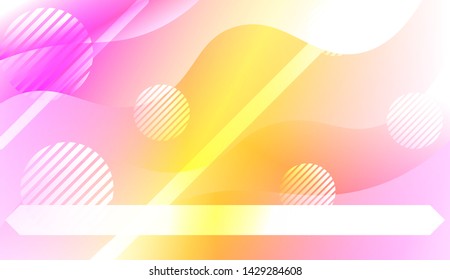 Futuristic Background With Color Gradient Geometric Shape for Your Design Landing Page, Ad, Banner, Cover Page. Vector Illustration with Color Gradient.