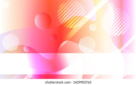 Futuristic Background With Color Gradient Geometric Shape for Your Design Landing Page, Ad, Banner, Cover Page. Vector Illustration with Color Gradient.