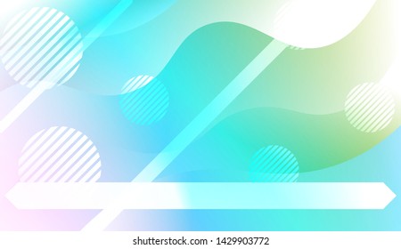 Futuristic Background With Color Gradient Geometric Shape for Your Design Landing Page, Ad, Banner, Cover Page. Vector Illustration with Color Gradient.