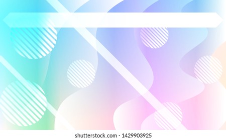 Futuristic Background With Color Gradient Geometric Shape for Your Design Landing Page, Ad, Banner, Cover Page. Vector Illustration with Color Gradient.