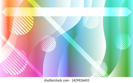 Futuristic Background With Color Gradient Geometric Shape for Your Design Landing Page, Ad, Banner, Cover Page. Vector Illustration with Color Gradient.
