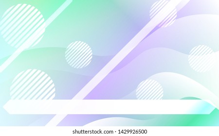 Futuristic Background With Color Gradient Geometric Shape for Your Design Landing Page, Ad, Banner, Cover Page. Vector Illustration with Color Gradient.