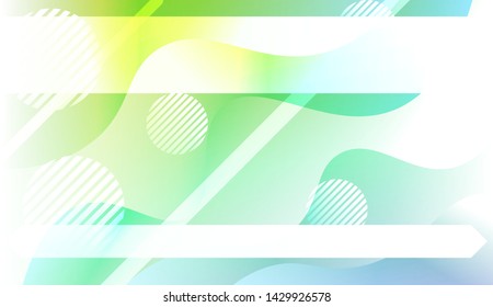 Futuristic Background With Color Gradient Geometric Shape for Your Design Landing Page, Ad, Banner, Cover Page. Vector Illustration with Color Gradient.