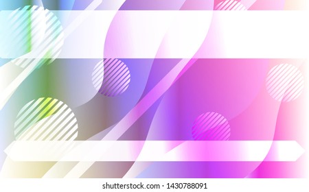 Futuristic Background With Color Gradient Geometric Shape for Your Design Landing Page, Ad, Banner, Cover Page. Vector Illustration with Color Gradient.
