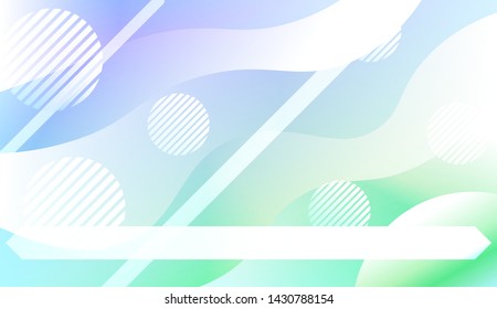 Futuristic Background With Color Gradient Geometric Shape for Your Design Landing Page, Ad, Banner, Cover Page. Vector Illustration with Color Gradient.