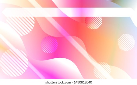 Futuristic Background With Color Gradient Geometric Shape for Your Design Landing Page, Ad, Banner, Cover Page. Vector Illustration with Color Gradient.