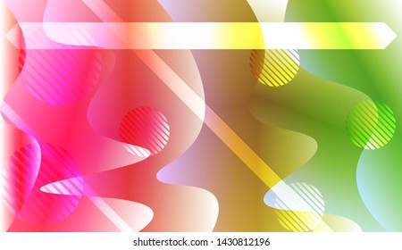 Futuristic Background With Color Gradient Geometric Shape for Your Design Landing Page, Ad, Banner, Cover Page. Vector Illustration with Color Gradient.