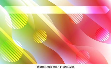 Futuristic Background With Color Gradient Geometric Shape for Your Design Landing Page, Ad, Banner, Cover Page. Vector Illustration with Color Gradient.